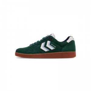 Chaussure Handball Hummel Hb Team Femme Vert | 593092-302