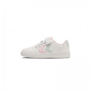 Chaussure de Foot Hummel Derby Court Jr Enfant Blanche | 519447-908
