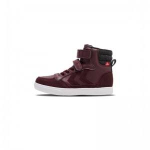 Chaussures D'hiver Hummel Stadil Winter High Jr Enfant Fushia | 450238-736