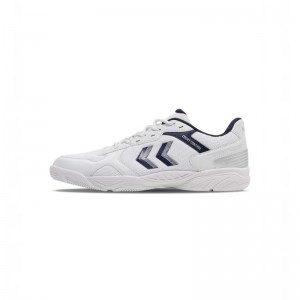 Chaussures D'intérieur Hummel Court Control Ii Homme Blanche | 111189-568