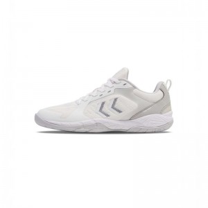 Chaussures D'intérieur Hummel Speed Court Femme Blanche | 287938-539