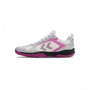 Chaussures D'intérieur Hummel Speed Court Femme Blanche | 561419-045