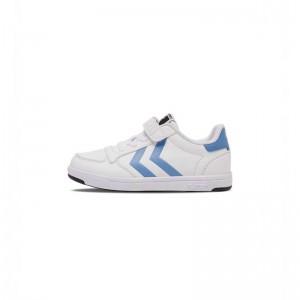 Chaussures D'intérieur Hummel Stadil Light Quick Jr Enfant Blanche | 652396-617