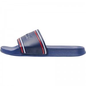 Claquette Hummel Pool Retro Homme Bleu Marine | 108260-372