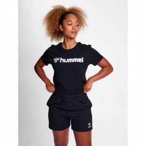 Collant Hummel Go 2.0 Logo S/S Femme Noir | 536374-214