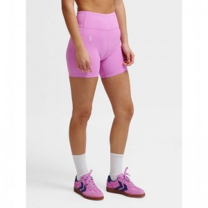 Collant Hummel Hiit Impact Hw Short Femme Rose | 247590-625