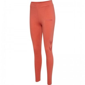 Collant Hummel Legacy High Waist Femme Abricot | 277407-379