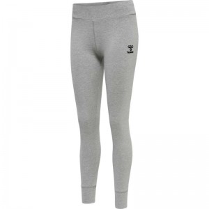 Collant Hummel Move Grid Cotton Femme Grise | 079109-920
