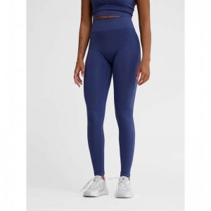 Collant Hummel Mt Define Seaml Scrunch Femme Bleu | 679296-004