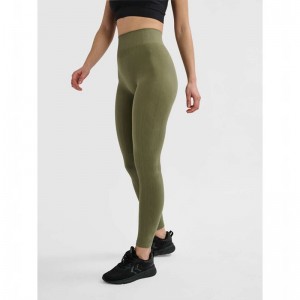 Collant Hummel Mt Define Seaml Scrunch Femme Vert | 454033-999