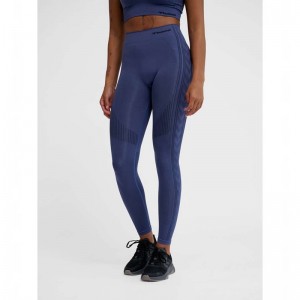 Collant Hummel Mt Shaping Seamless Mw Femme Bleu | 141721-649