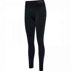 Collant Hummel Mt Shine Seamless Mw Femme Noir | 913286-887