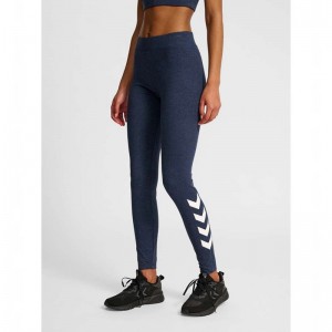 Collant Hummel Pulse Logo Mw Femme Bleu | 053395-429