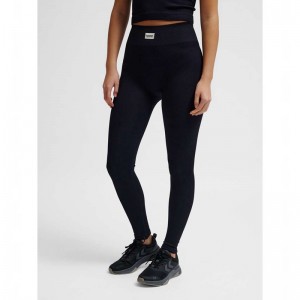 Collant Hummel Pulse Seamless Rib Mw Femme Noir | 249012-968
