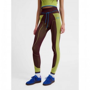 Collant Hummel Seamless High Waist Femme Vert | 128294-414