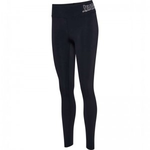 Collant Hummel Te Fundamental Mid Waist Femme Noir | 773580-215