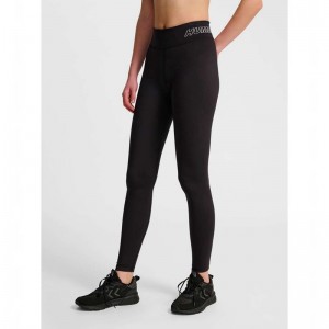 Collant Hummel Te Fundamental Mid Waist Femme Noir | 799033-733