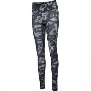 Collant Hummel Te Twist Aop Mid Waist Femme Noir | 099416-113