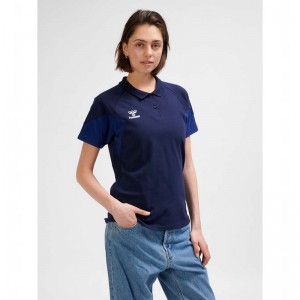 Collant Hummel Travel Polo Femme Bleu Marine | 076016-755