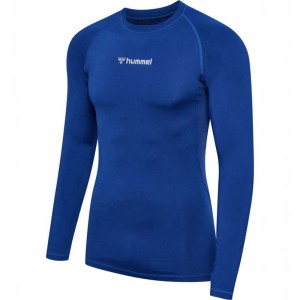 Couche De Base Hummel Bl Performance L/S Homme Bleu | 297355-047