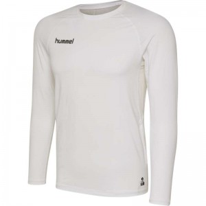 Couche De Base Hummel First Performance Jersey L/S Homme Blanche | 855082-031