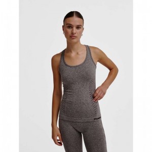 Debardeur Hummel Ci Seamless Femme Grise | 433812-014