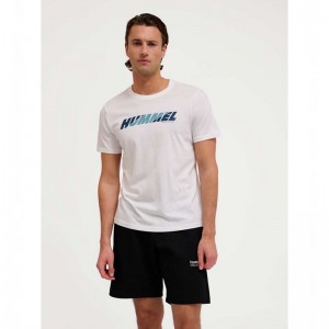 Debardeur Hummel Graphic Bold Logo Homme Blanche | 862300-038