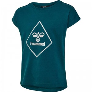 Debardeur Hummel Luna S/S Enfant Vert | 461605-682