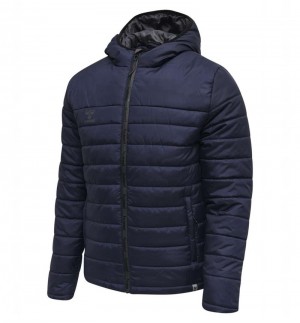 Debardeur Hummel North Quilted Hood Homme Bleu Marine | 110239-795