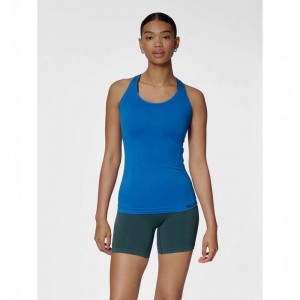 Debardeur Hummel Tif Seamless Femme Bleu | 246919-482