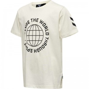 Ensembles Hummel Global S/S Enfant Blanche | 575223-621