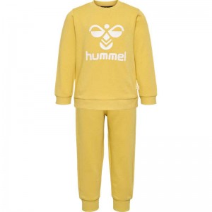 Ensembles Hummel Happy Arine Crew Enfant Jaune | 408956-337