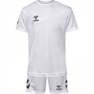 Ensembles Hummel Logo Enfant Blanche | 966480-694