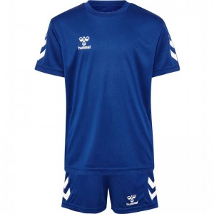 Ensembles Hummel Logo Enfant Bleu | 002633-812