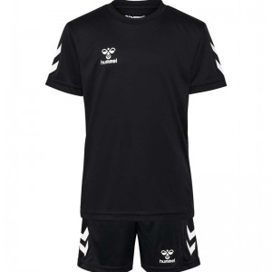 Ensembles Hummel Logo Enfant Noir | 086983-465