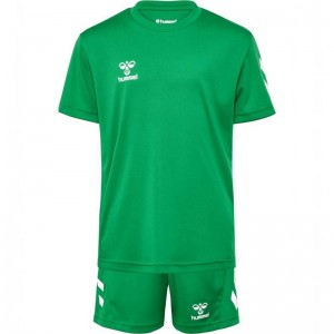 Ensembles Hummel Logo Enfant Vert | 768762-344