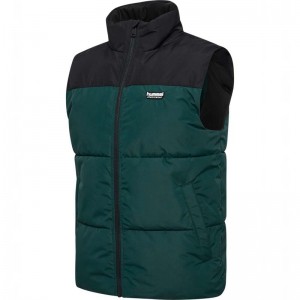 Gilet Hummel Puff Sportswear Femme Vert | 496938-494