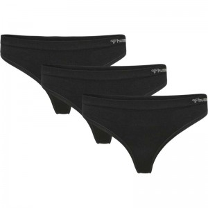 Lanières Hummel Juno 3 Pack Seamless Femme Noir | 984474-677