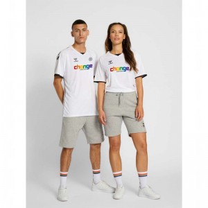 Maillot Hummel Change Football Homme Blanche | 325597-893