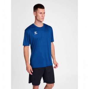 Maillot Hummel Essential S/S Homme Bleu | 436054-075