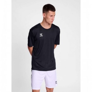 Maillot Hummel Essential S/S Homme Noir | 443217-196