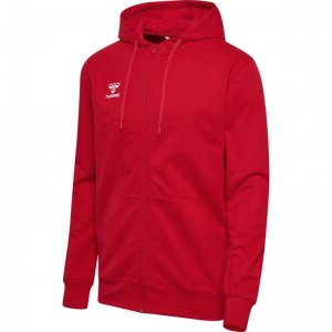 Maillot Hummel Go 2.0 Zip Homme Rouge | 622910-949