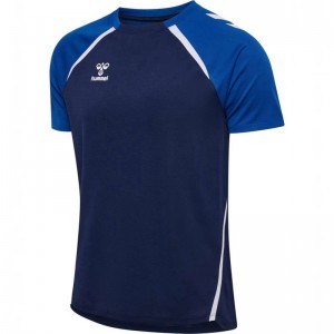 Maillot Hummel Lead 2.0 S/S Homme Bleu Marine | 322735-030