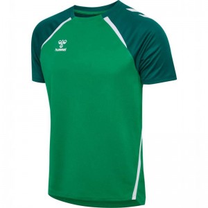 Maillot Hummel Lead 2.0 S/S Homme Vert | 028947-535