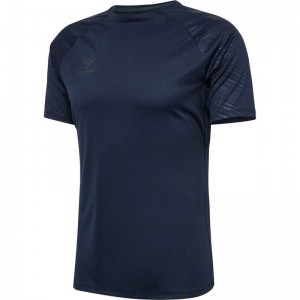 Maillot Hummel Pro Training S/S Homme Bleu Marine | 746077-269
