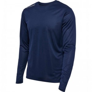 Maillot Hummel Run L/S Homme Noir | 871490-184