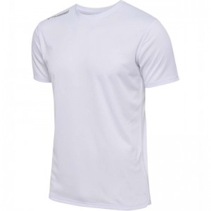 Maillot Hummel Run S/S Homme Blanche | 686771-690