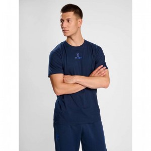 Pantalon Hummel Active Chevrons Co S/S Homme Bleu Marine | 760478-580