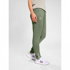 Pantalon Hummel Active Training Femme Vert | 375418-796