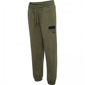 Pantalon Hummel Archie Enfant Vert Olive | 647850-181